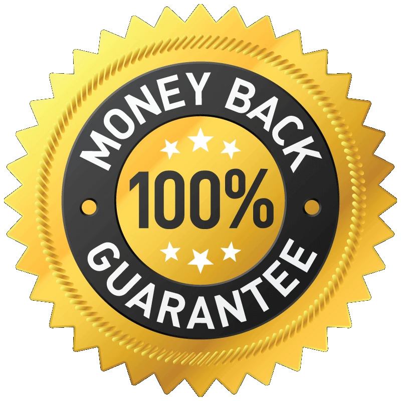 Neck Glide 90-Day 100% No-Risk Money Back Guarantee official seal