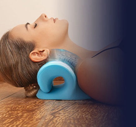 Woman Using Neck Glide